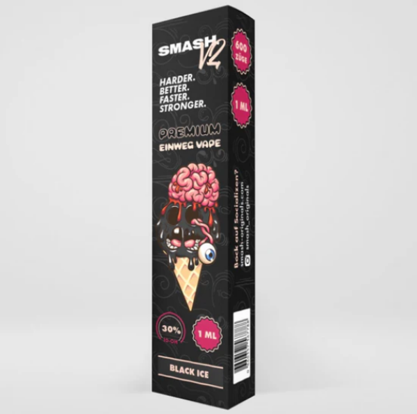 Smash 30 % 10-OH Einweg Vape Black Ice